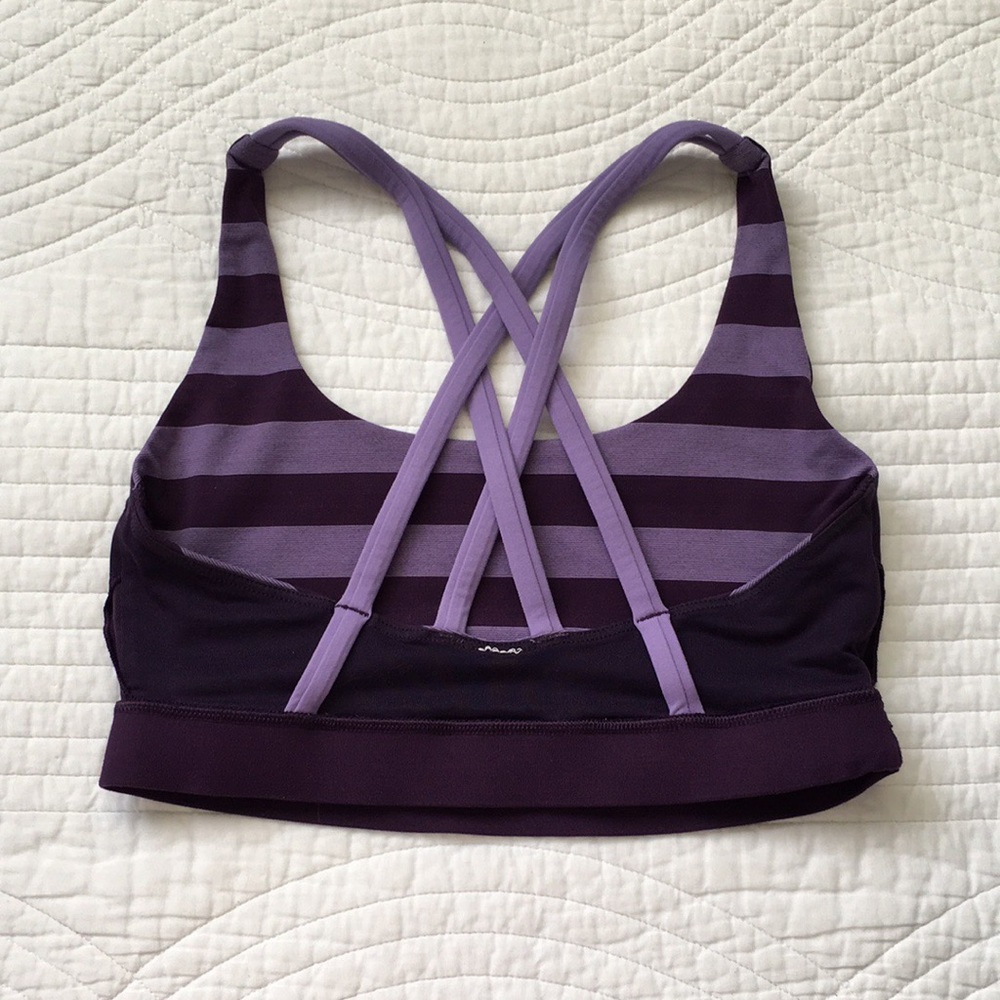 Lululemon Energy Bra Micro Macro Stripe 4 - Picture 4 of 8